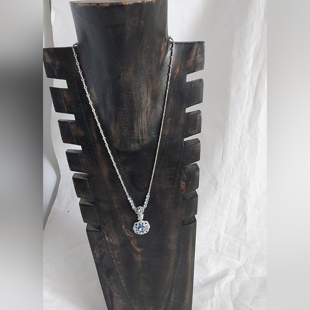 Givenchy SIGNED MULTICOLORED DIAMOND NECKLACE